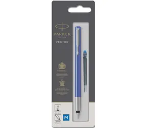 PARKER Vector Standard Blue hrot M / plnicí pero / barva náplně: modrá