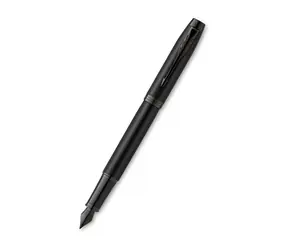PARKER IM Core Achromatic Black BT hrot M / plnicí pero / barva náplně: modrá