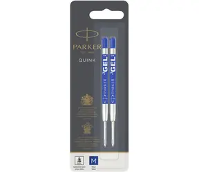 PARKER Quink Ballpoint Gel modrá hrot M 2ks / gelová náplň do kuličkových per