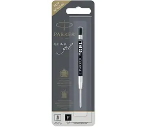 PARKER Quink Ballpoint Gel černá hrot F 1ks / gelová náplň do kuličkových per