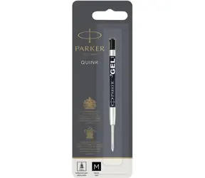 PARKER Quink Gel černá hrot M 1ks / gelová náplň do kuličkové pera