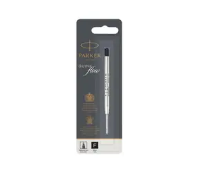 PARKER Quinkflow Ballpoint Pen F černá 1ks / náplň do kuličkových per