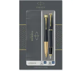 PARKER Urban Matte Black GT Duo Set / sada plnicí pero a kuličkové pero