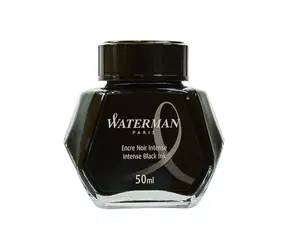 WATERMAN Inks 50ml černá / lahvičkový inkoust / do plnicích per WATERMAN