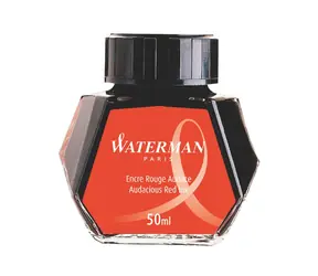 WATERMAN Inks 50ml červená / lahvičkový inkoust / do plnicích per WATERMAN