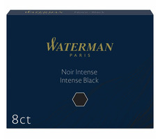 WATERMAN Inks Long Standard černá 8ks / Inkoustové bombičky / do plnicích per WATERMAN