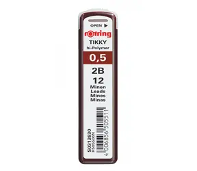 Rotring Tuhy 0.5mm - 2B 12 ks / Tuhy do mikrotužky