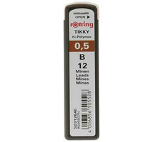 Rotring Tuhy 0.5mm - B 12 ks / Tuhy do mikrotužky