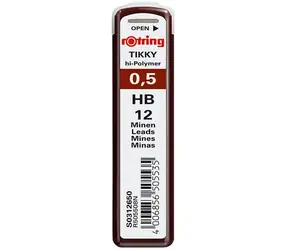Rotring Tuhy 0.5mm - HB 12 ks / Tuhy do mikrotužky