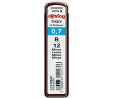 Rotring Tuhy 0.7mm - B 12 ks / Tuhy do mikrotužky