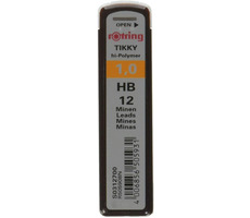 Rotring Tuhy 1.0mm - HB 12 ks / Tuhy do mikrotužky