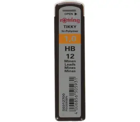Rotring Tuhy 1.0mm - HB 12 ks / Tuhy do mikrotužky