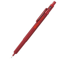 Rotring 600 0.5 mm červená / Mikrotužka / Celokovové / šestiboké 