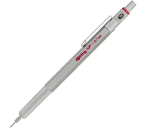 Rotring 600 0.7 mm stříbrná / Mikrotužka / Celokovové / šestiboké 