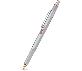 Rotring 800 stříbrná / kuličkové pero / barva náplně: černá