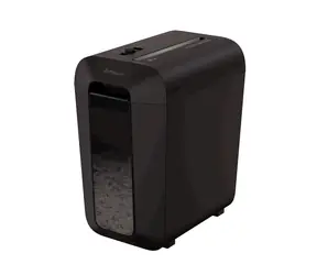Fellowes Skartovač LX 65 černá / 10 listů 70g papíru / částice 4x40 mm / Šíře vstupu : 222 mm