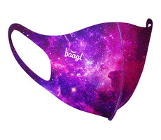 BAAGL Antibakterialní rouška pro dospělé Galaxy / 17.5x12.5 cm / ionty stříbra