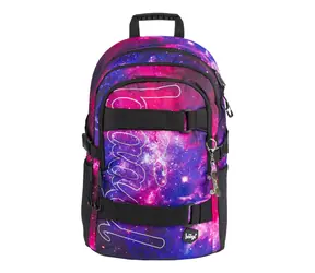BAAGL Školní batoh Skate Galaxy / 25 l / vhodná od 3. třídy