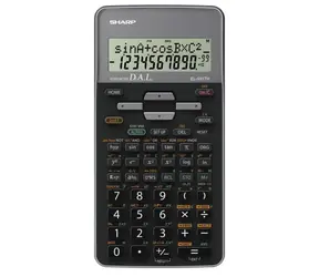 SHARP EL-531THGY černá / Kalkulačka školní