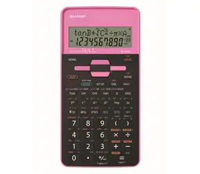 SHARP EL-531THBPK černo-růžová / Kalkulačka školní