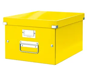 Leitz Click&Store Univerzální krabice velikost M (A4) žlutá