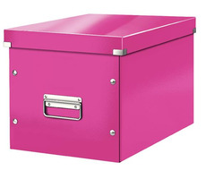 Leitz Click&Store Čtvercová krabice velikost L (A4) růžová