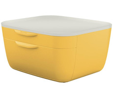 Leitz Cosy (2 zásuvky) Zásuvkový box teplá žlutá