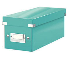 Leitz Click&Store Krabice na CD ledově modrá / 30 standardních & 60 úzkých & 160 papírových  obálkách