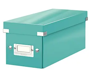 Leitz Click&Store Krabice na CD ledově modrá / 30 standardních & 60 úzkých & 160 papírových  obálkách