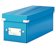 Leitz Click&Store Krabice na CD modrá / 30 standardních & 60 úzkých & 160 papírových  obálkách