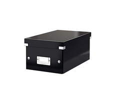 Leitz Click&Store Krabice na DVD černá / 20 standardních & 40 úzkých obalů