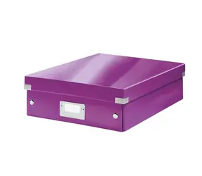 Leitz Click&Store Organizační box velikost M purpurová