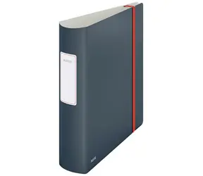Leitz Cosy Pákový pořadač Active A4 82 mm sametová šedá / až 500 listů A4 / doprodej