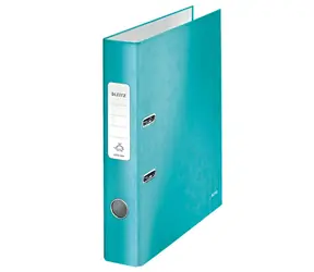 Leitz 180° WOW Polaminovaný pákový pořadač A4 50mm ledově modrá / až 350 listů A4