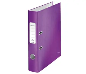Leitz 180° WOW Polaminovaný pákový pořadač A4 50mm purpurová / až 350 listů A4