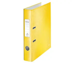 Leitz 180° WOW Polaminovaný pákový pořadač A4 50mm žlutá / až 350 listů A4