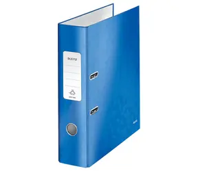 Leitz 180° WOW Polaminovaný pákový pořadač A4 80mm modrá / až 600 listů A4