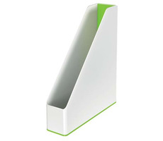 Leitz WOW Stojan na časopisy dvoubarevný bílo-zelená