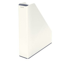 Leitz WOW Stojan na časopisy dvoubarevný bílo-šedá