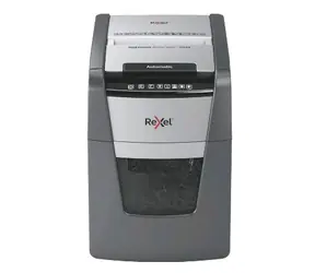 Rexel Optimum AutoFeed+ 100M / Automatický skartovač / až 100 llistů / 34l / Mikro řez / doprodej