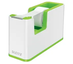 Leitz WOW Odvíječ pásky bílo-zelená / Na pásky do 19 mm x 33 m