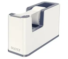 Leitz WOW Odvíječ pásky bílo-šedá / Na pásky do 19 mm x 33 m