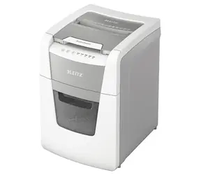 Leitz IQ AutoFeed 100 P4 / Skartovač / DIN P4 / Křížový řez (4x28 mm) / 220 mm / 34 l
