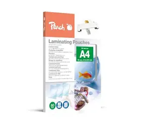 PEACH laminovací fólie A4 (216x303mm) 80mic lesklé 25 ks