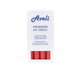 AVELI Popisovače sada červená