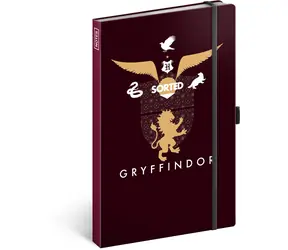 Presco Group Notes Harry Potter – Gryffindor / linkovaný / 13 × 21 cm