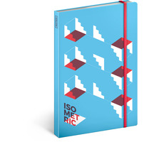 Presco Group Notes Isometric / nelinkovaný / 13 × 21 cm