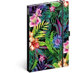 Presco Group Notes Tropical / linkovaný / 13 × 21 cm