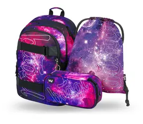 BAAGL SET 3 Galaxy / aktovka / penál / sáček