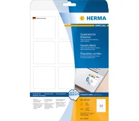 Herma etikety 60 x 60 mm A4 bílá / 300 ks